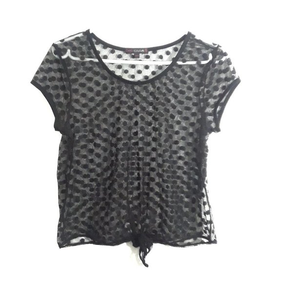 Candy Couture Size Medium Sheer T Shirt - Picture 2 of 4